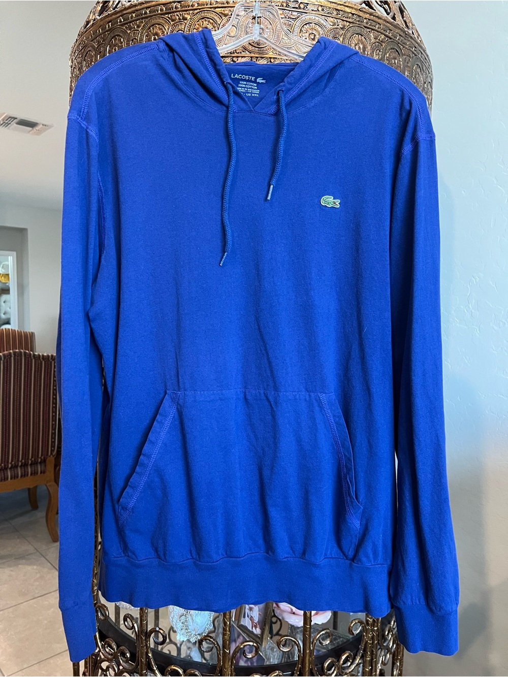 Lacoste Izod Jersey Long Sleeved Hooded Tee